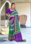 Tew Mulmul Cotton Printed Fancy Saree Wholesale Clothing Suppliers In India
